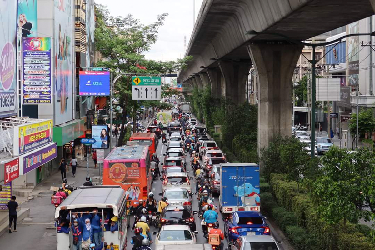 project to ease traffic congestion in Bangkok, Thailand
