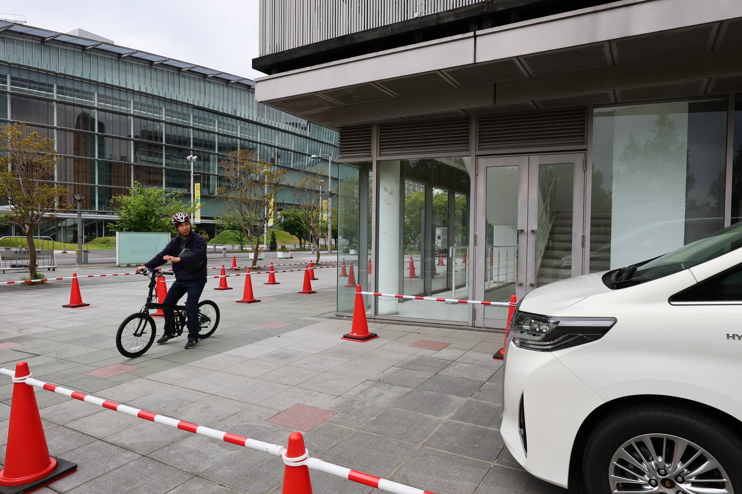 出会い頭の事故防止施策のﾃﾞﾓﾝｽﾄﾚｰｼｮﾝ1