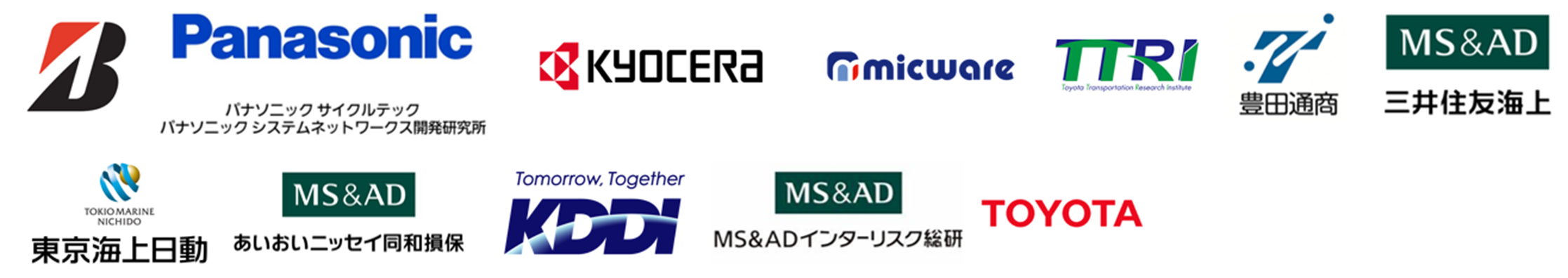 自転車・二輪分科会参画企業（順不同）