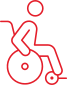 移動困難者の支援アイコン