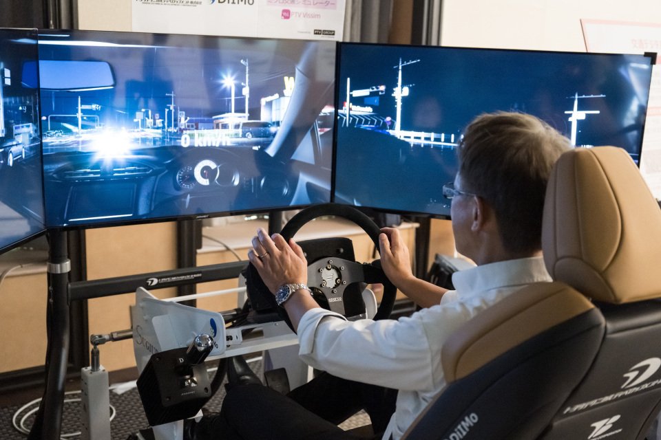 交通デジタルツインによるドライビングシミュレータ