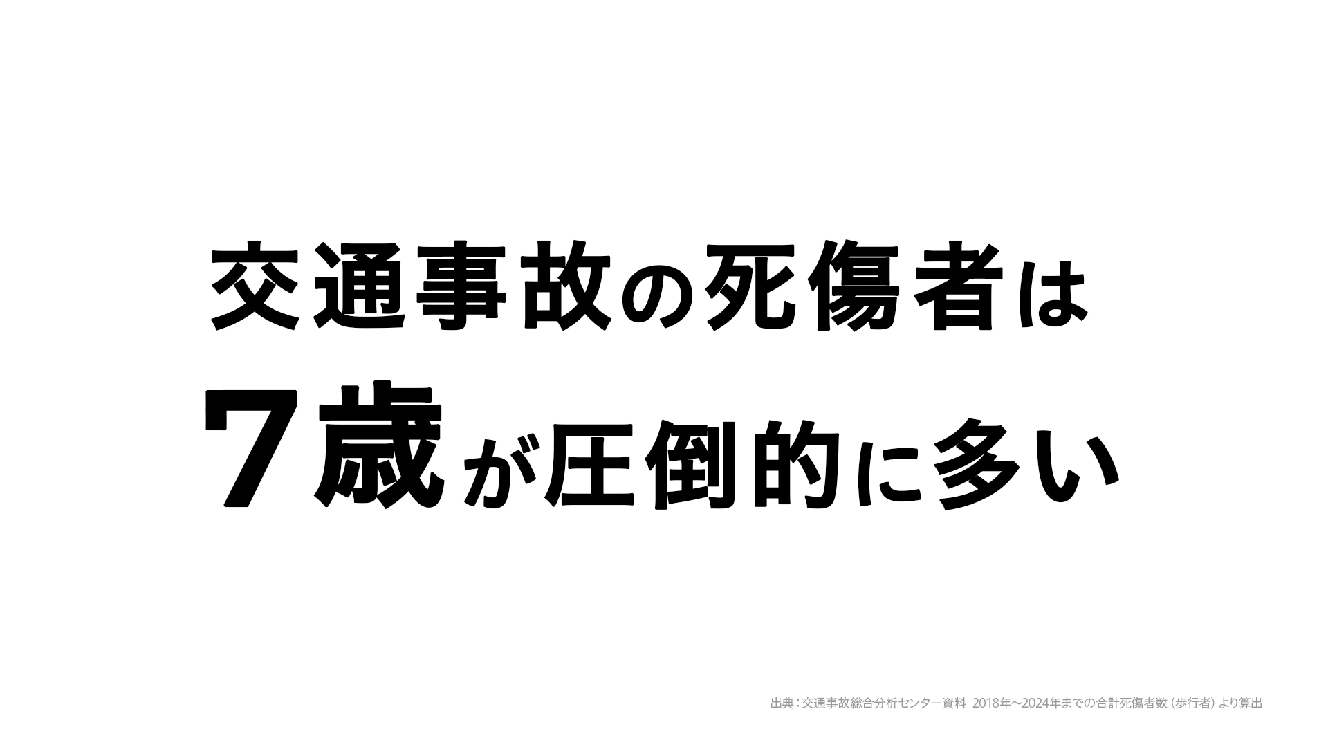 交通事故削減啓発動画サムネイル